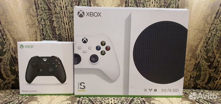 Xbox series S + 2 джойстик новый, гарантия