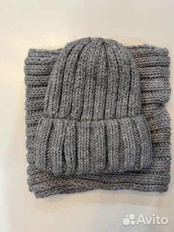 Комплект шапка и снуд