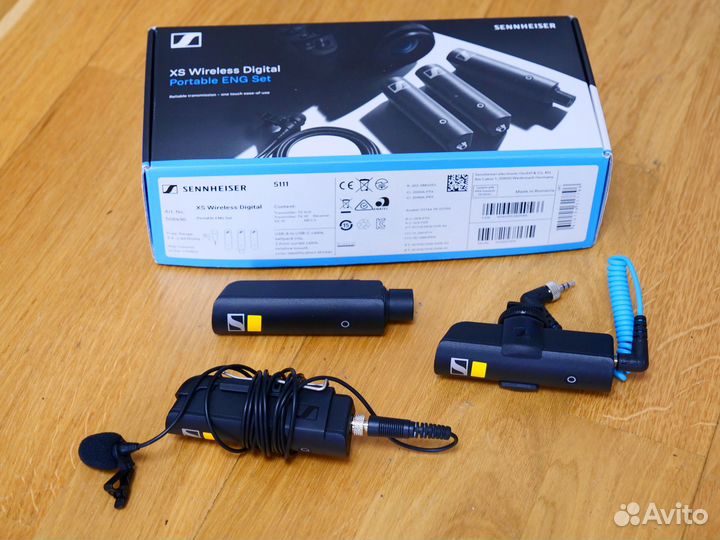 Sennheiser XSW-D Portable петлички, микрофоны XS 1