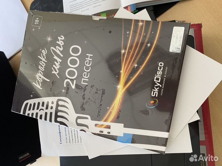 Dvd проигрыватель LG и караоке SkyDisco Mic-WL24