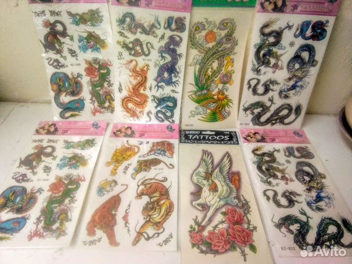 Временные татуировки