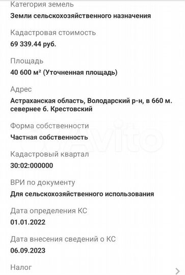 Участок 4,6 га (СНТ, ДНП)