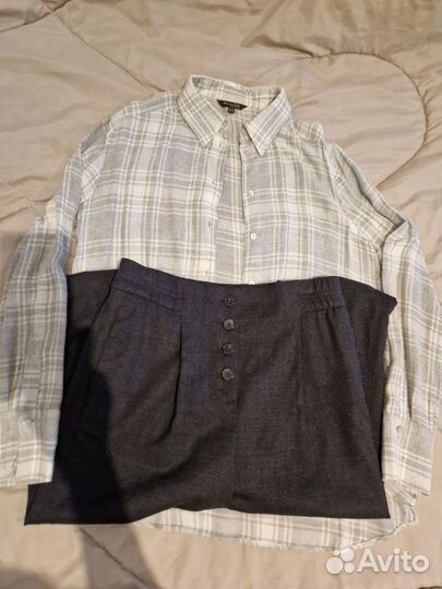 Massimo dutti брюки и рубашка комплектом