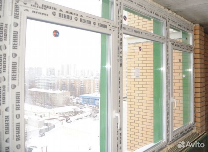 Пластиковые окна глухие створки