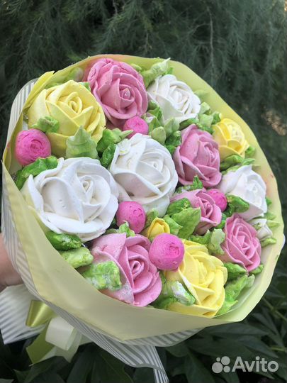 Зефир букеты сладкий подарок учителю девушке