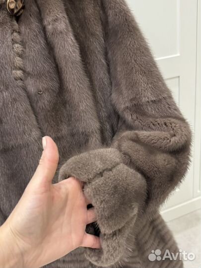 Шуба норковая 42 44 бу