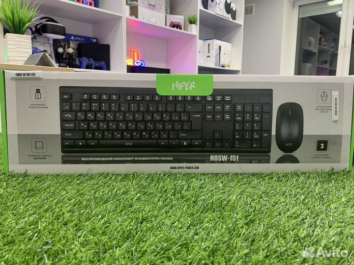 Клавиатура + мышь беспроводные