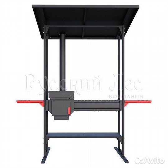 Печь-мангал Искандер Инклайн