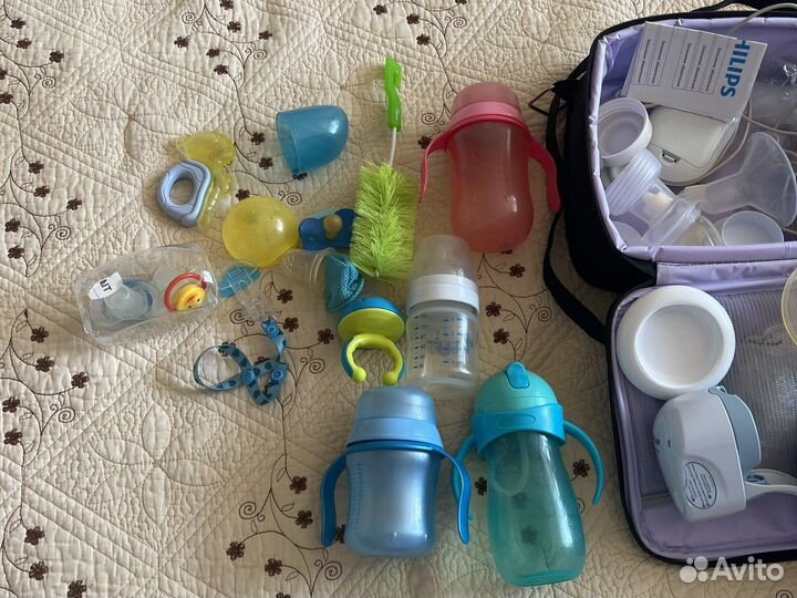 Молокоотсос avent электрический двойной