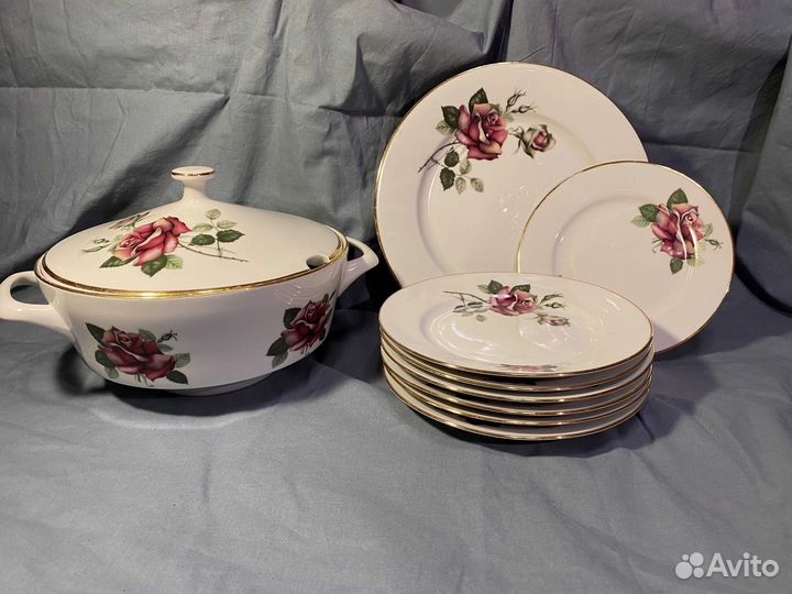 Набор посуды Богемия Чехословакия