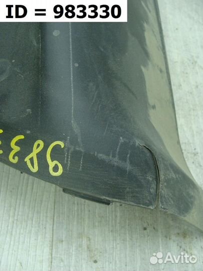 Накладка заднего бампера Kia Rio