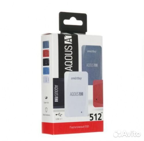 Внешний SSD SmartBuy A1 Aqous на 512GB