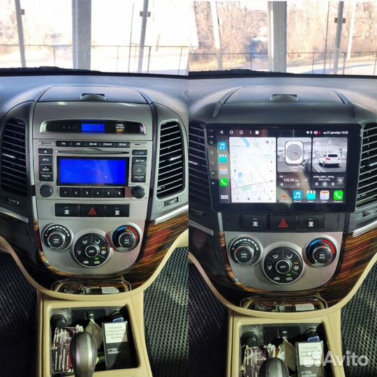 Андроид магнитола Hyundai Santa Fe 2006-2012