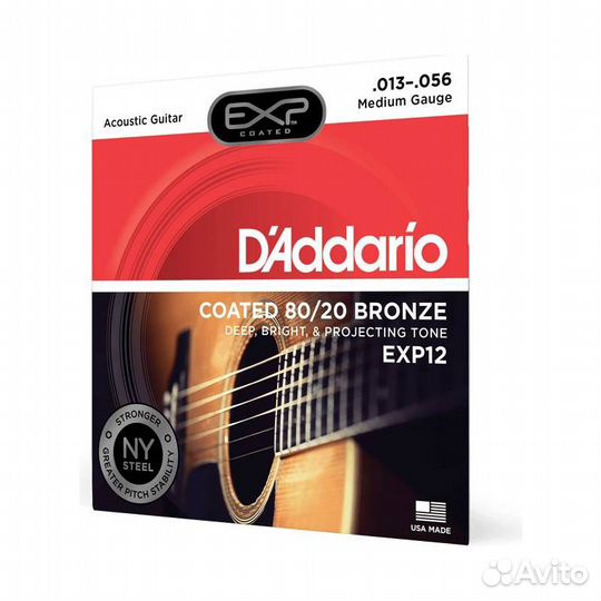 D'addario EXP12 - Струны для акустической