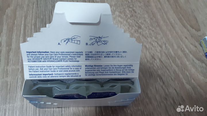 Линзы Acuvue Oasis for Astigmatism