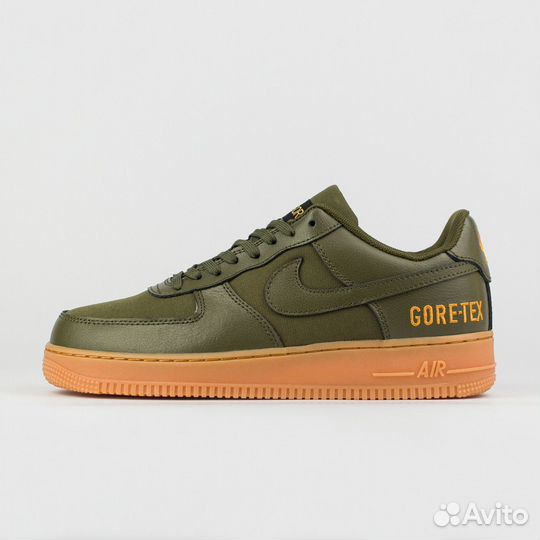 Кроссовки Nike Air Force 1 Low Gore-tex Green / Gu