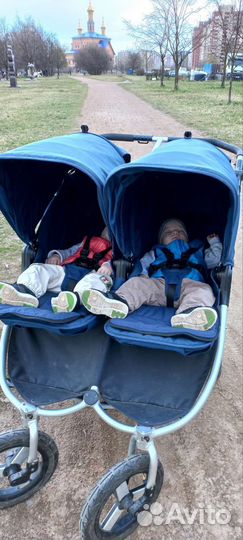 Bumbleride indie twin 3в1 коляска для двойни