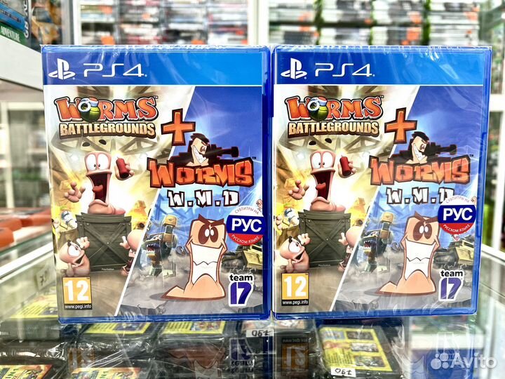 Новый Worms Battlegrounds Worms WMD Double Pack на