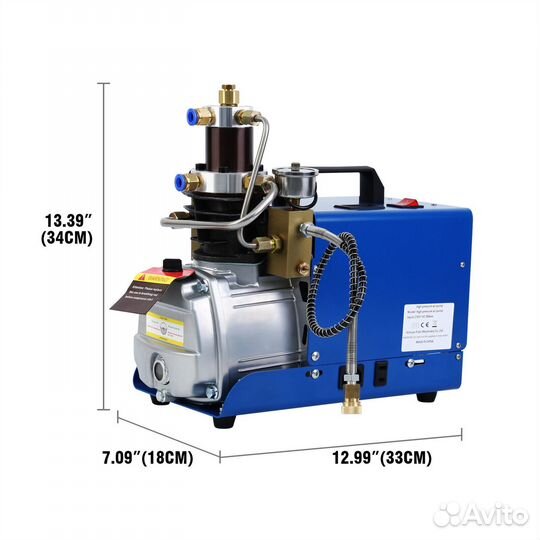Компрессор высокого давления для дайвинга и PCP De