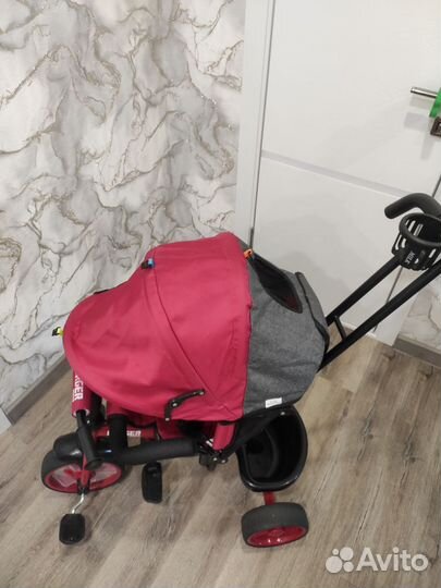 Детский велосипед с родительской ручкой