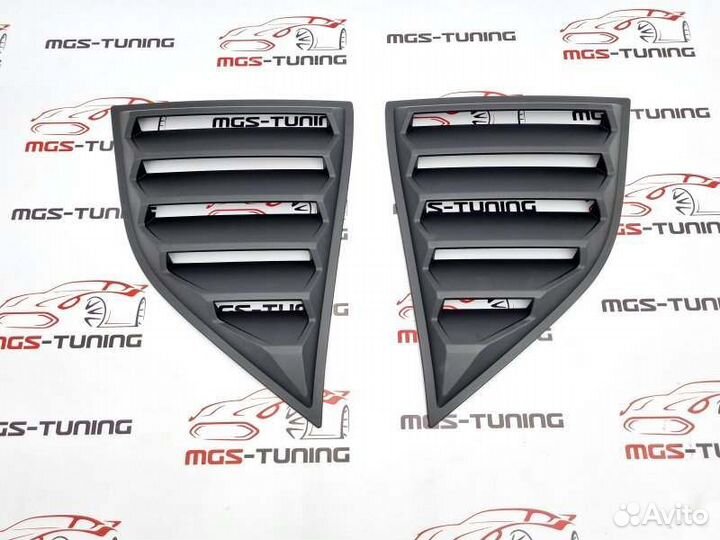 Жабры на задние форточки Dodge Challenger