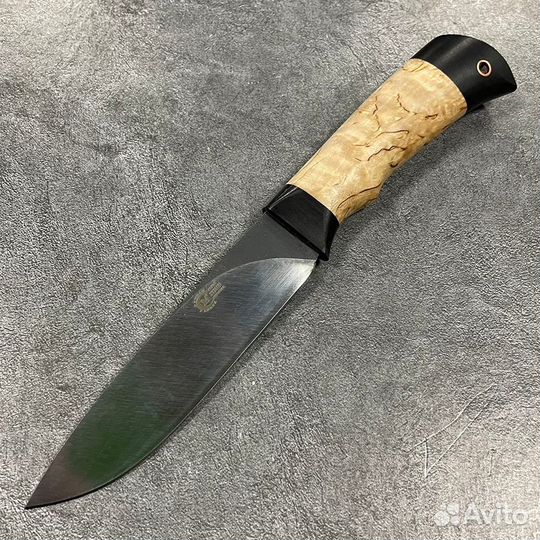 Нож Мурена ст.Х12мф (карельская берёза) (Сёмин)