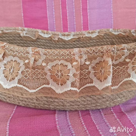 Корзина для хранения из джута