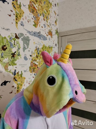 Кигуруми пижама единорог
