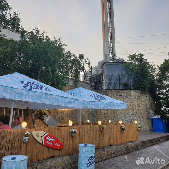 Уличный зонт для кафе 4*4