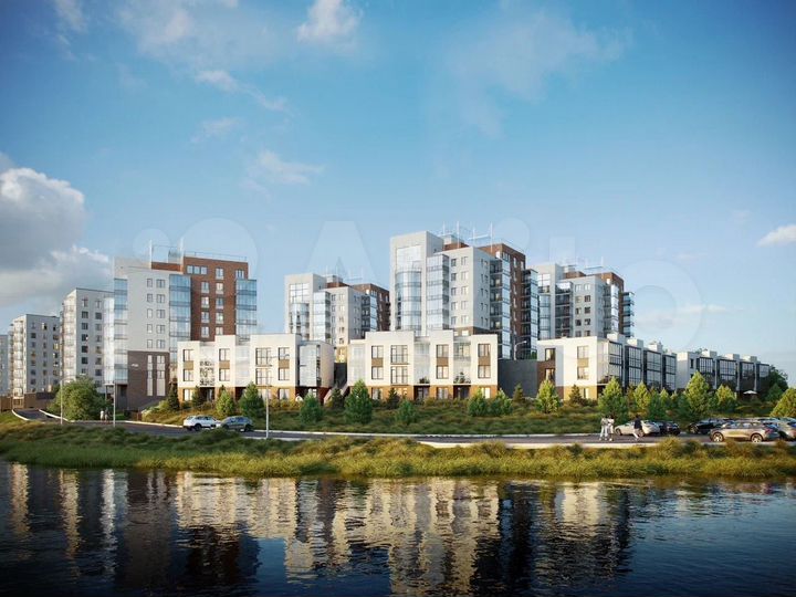 1-к. квартира, 43,4 м², 1/3 эт.