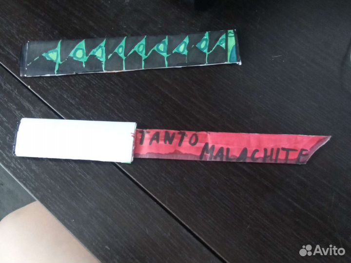 Ножи танто standoff 2 из бумаги