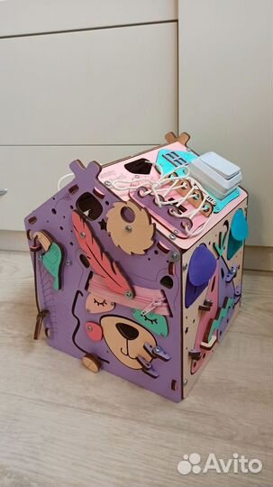 Бизиборд домик со светом