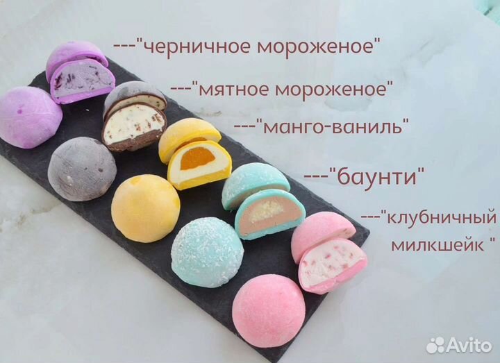 Японское пирожное моти