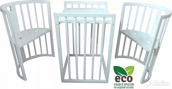 Кроватка круглая овальная