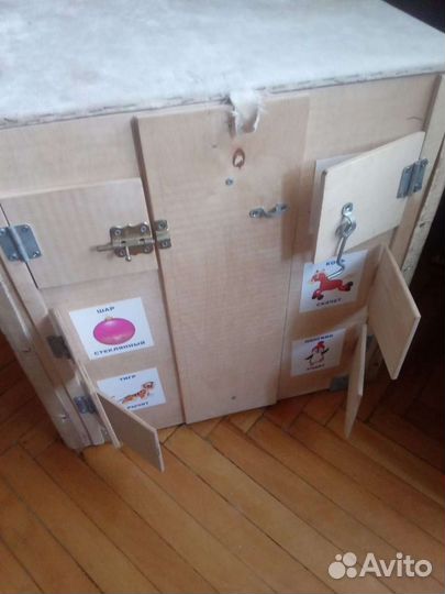 Бизикуб самодельный для развития детей