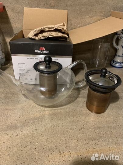 Заварочный чайник и ситечко Walmer