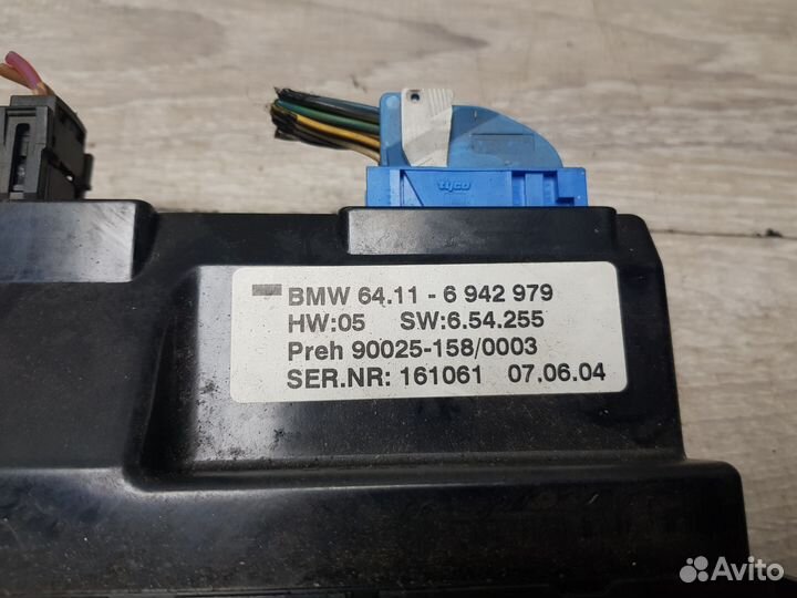 Блок управления климатом Bmw 7-series E65