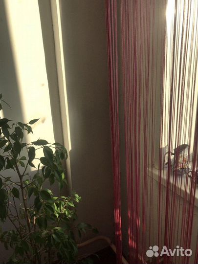 Шторы-кисти розовые