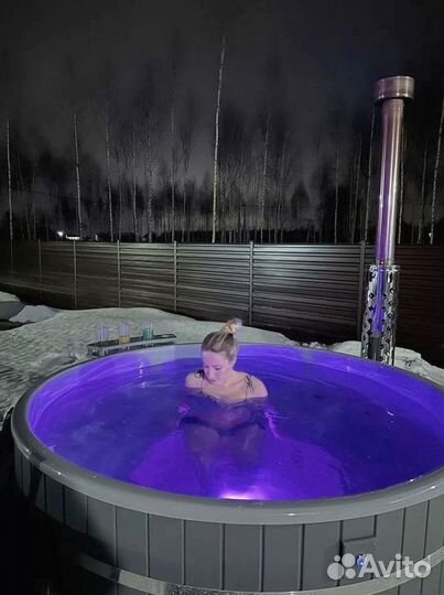 Банный чан купель с подогревом