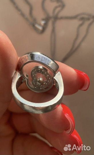 Золотое кольцо chopard