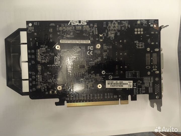Игровая видеокарта Asus Gtx 750 Ti