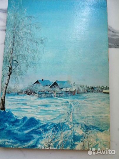 Картина маслом старая