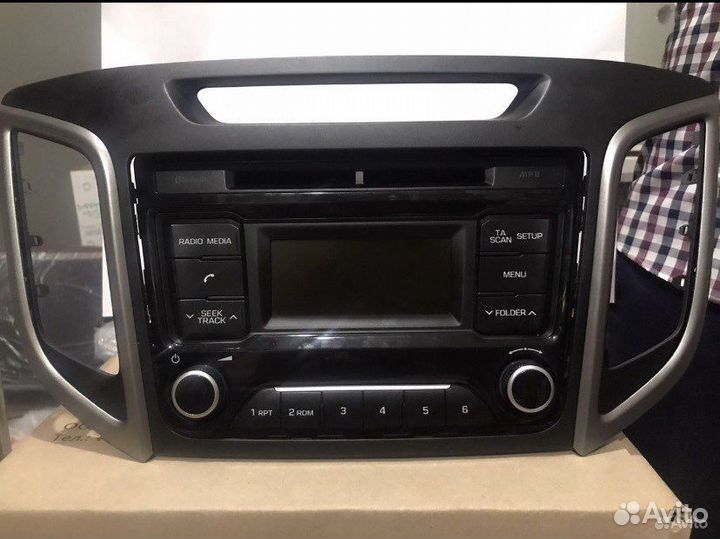 Штатная магнитола на hyundai creta