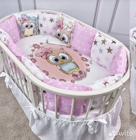 Бортики в кроватку новые