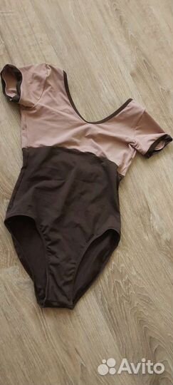 Купальник гимнастический коричневый