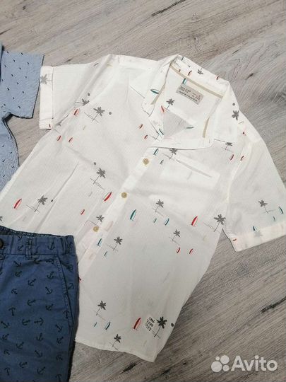 Рубашки шорты next zara, 122