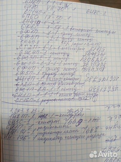 Радиолампы СССР