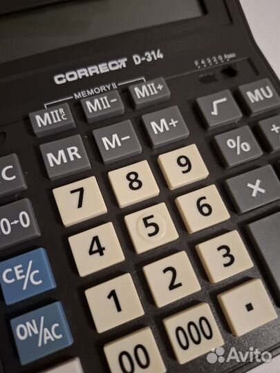 Калькулятор Citizen Correct D-314