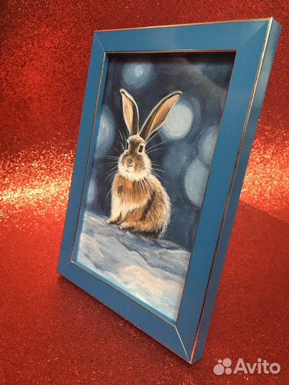 Кролик - маслом