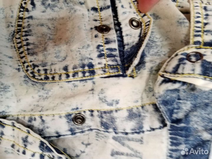 Рубашка джинсовая на мальчика